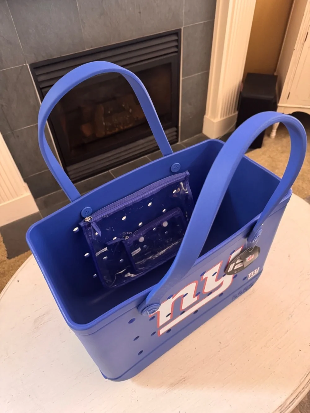 New York Giants NFL Original Bogg Bag Large Blue Tote NWT